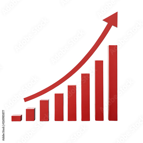 Free Download Arrow Growth Graph Increase isolated on transparent background   - GFXLoad