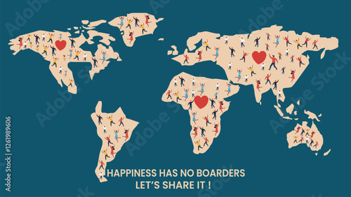 Happiness Has No Borders Let’s Share It