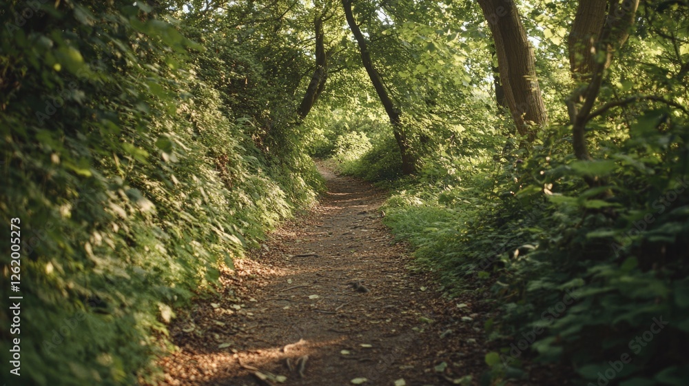 This is a serene forest trail that invites walkers to enjoy the beauty of nature. The path is shaded by lush trees, creating a cool environment for hikers. This is a serene forest trail that invites walkers to enjoy the beauty of nature. The path is shaded by lush trees, creating a cool environment for hikers.