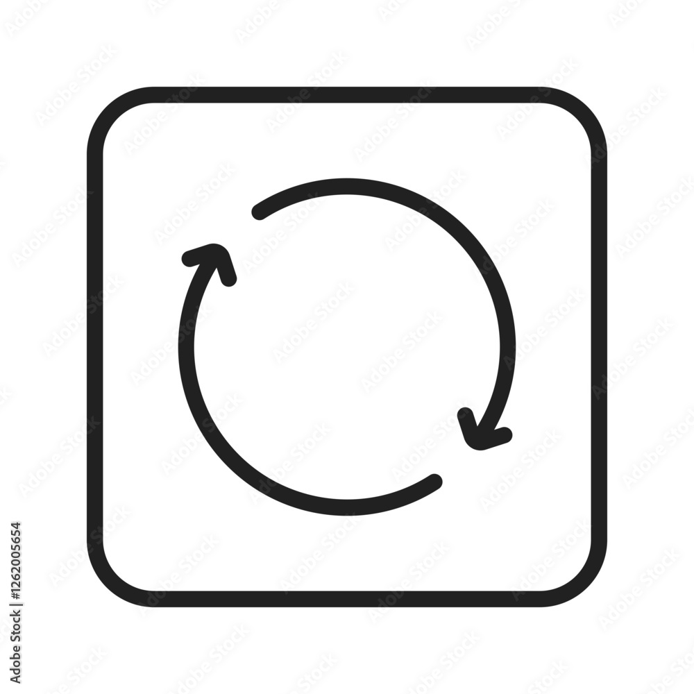 Repeat icon vector image. Suitable for mobile apps, web apps and print media.