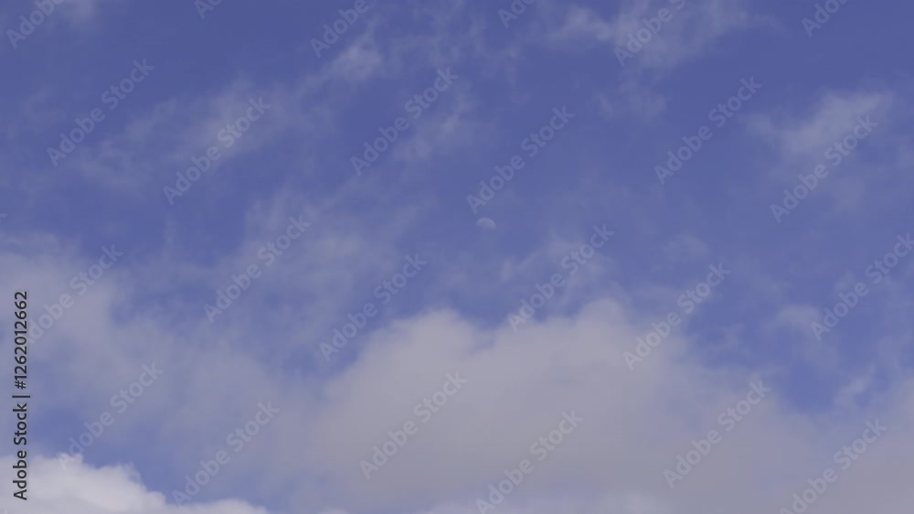 Daylight Moon with Drifting Clouds
Enjoy the minimalist beauty of the moon shining brightly as clouds drift across a clear blue sky. Daylight Moon with Drifting Clouds
Enjoy the minimalist beauty of the moon shining brightly as clouds drift across a clear blue sky.