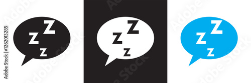 Sleep  icon set. Sleeping person, sleep, night rest, bed, pillow, sleeping pills icon . Series  icons.  isolated on white and black background. vector illustration. EPS 10