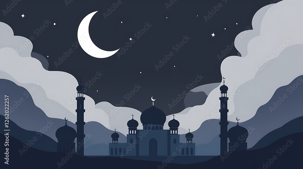 Fototapeta premium Islamic Background design for Ramadan Karen Vector Template