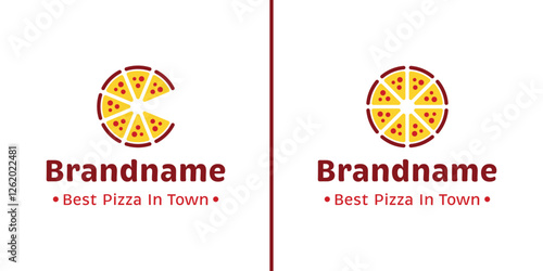 Letter C and O Pizza Logo, for pizzerias, food delivery services, or restaurants