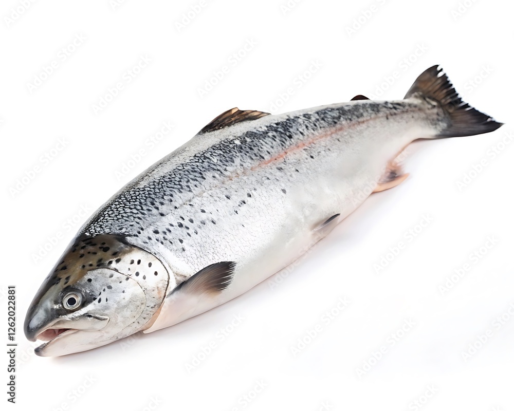fresh fish on white background fresh fish on white background