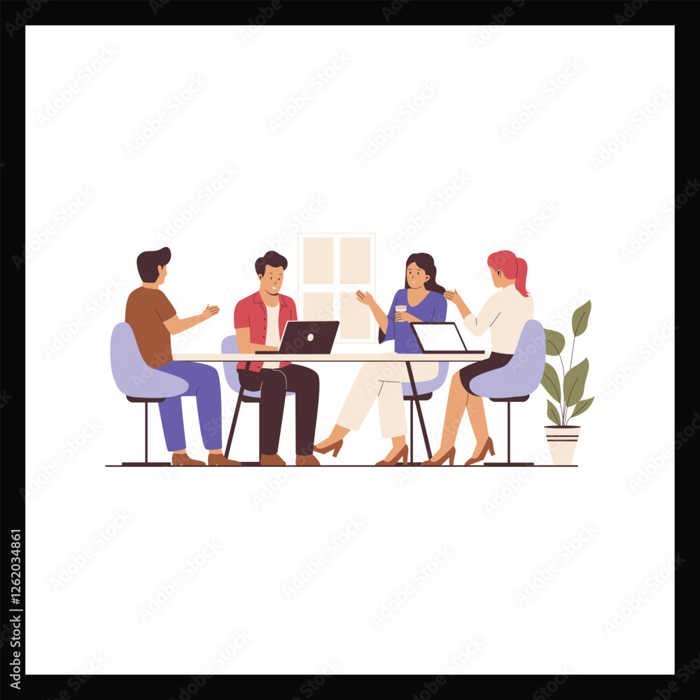 Unique Business-Themed Vector Design Unique Business-Themed Vector Design