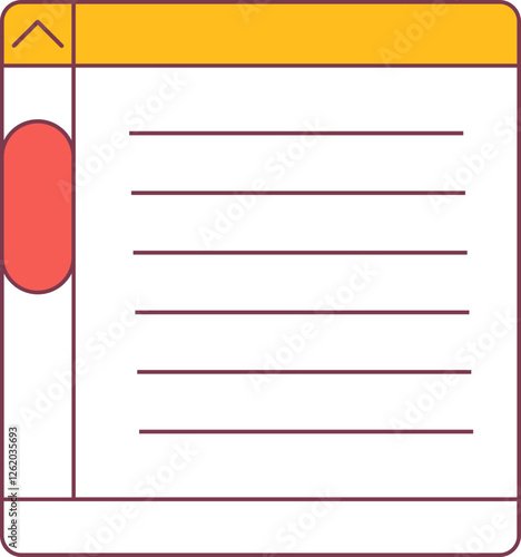 Cute Retro Note Paper