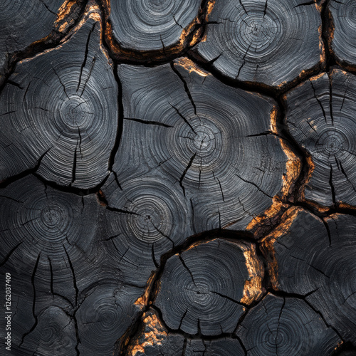 Old Wooden Texture with Cracked and Rough Surface photo