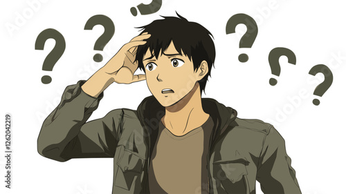 Confused Anime Character