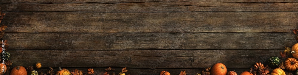 Autumn Gourds Wooden Background Fall Decor Autumn Gourds Wooden Background Fall Decor