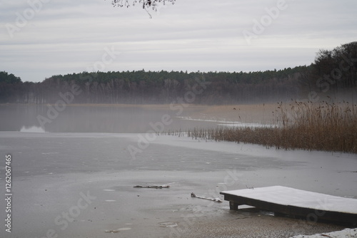 Jezioro Danków zachodniopomorskie Polska photo