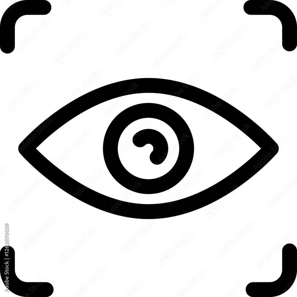 Eye Scan Icon Eye Scan Icon
