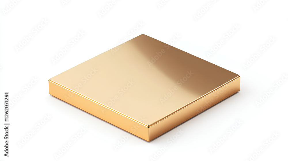 Square gold frame with a minimalist design, ideal for modern decor and displaying art or photos. Isolated on white background Square gold frame with a minimalist design, ideal for modern decor and displaying art or photos. Isolated on white background