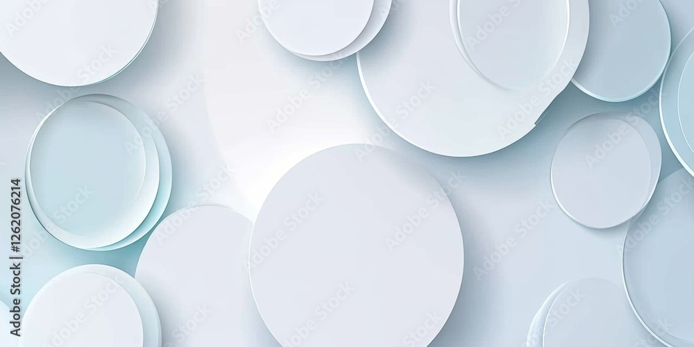 Abstract Light Blue Circles Background Abstract Light Blue Circles Background