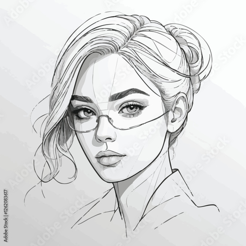 Essence in Lines: Minimalistic Portraits