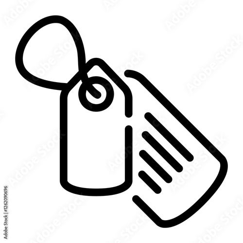 gift tag Line Icon