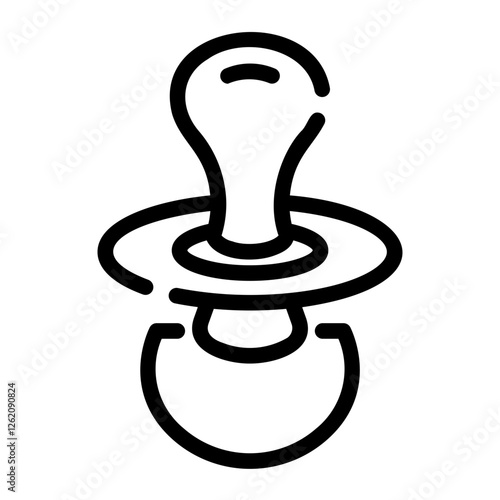 pacifier Line Icon