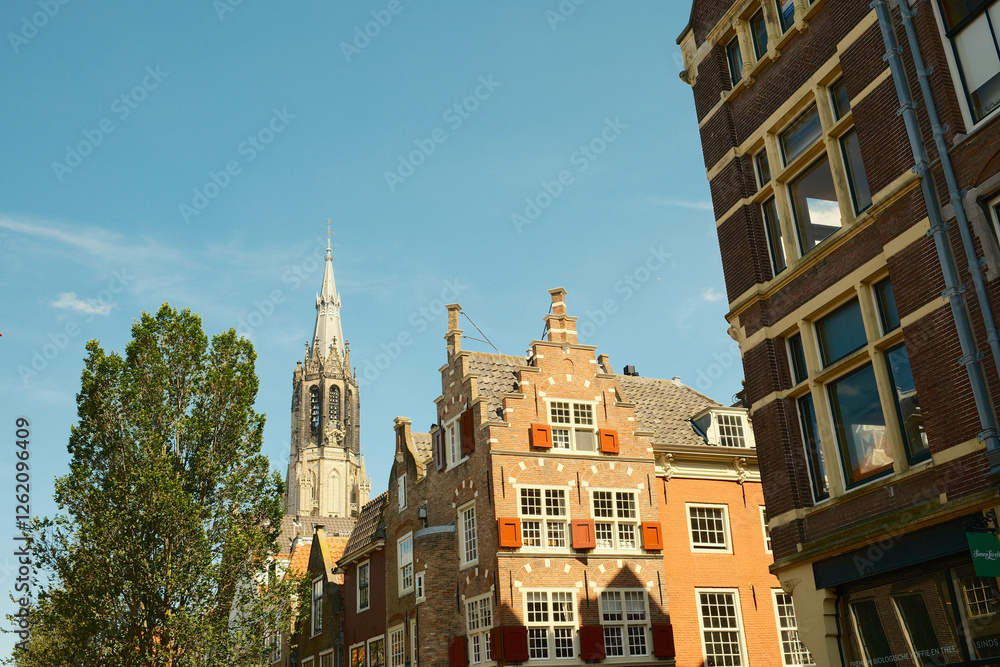 Medieval dutch architecture and the tower of the der aa-kerk church Medieval dutch architecture and the tower of the der aa-kerk church