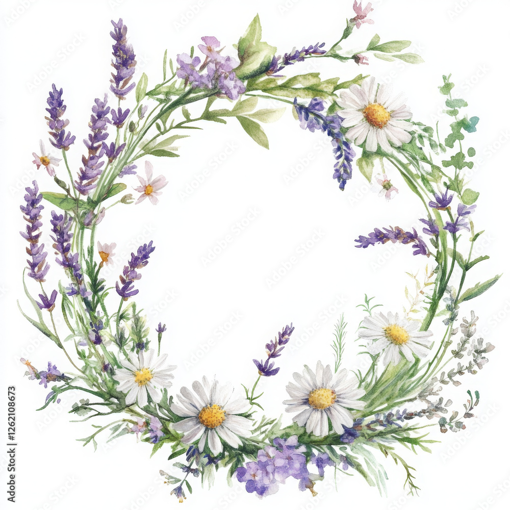 Watercolor boho wreath shows beauty in simplicity and purity Watercolor boho wreath shows beauty in simplicity and purity