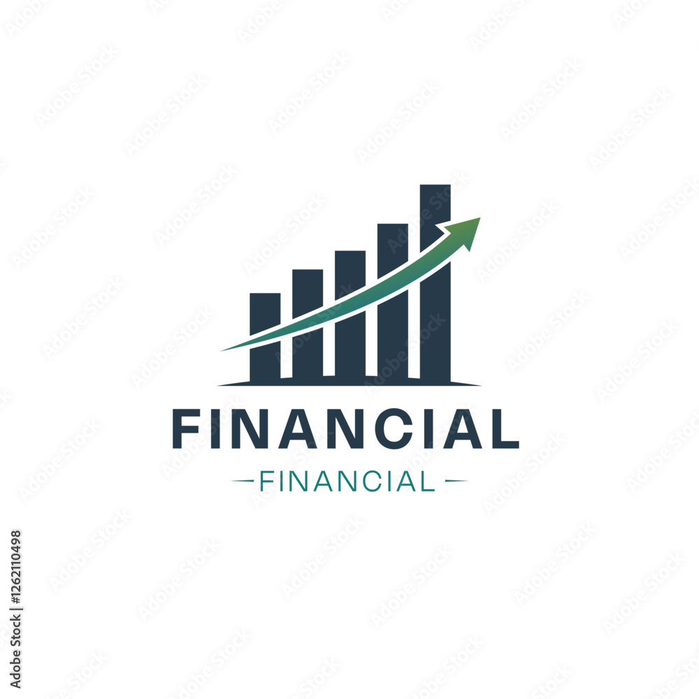 business graph icon represents growth and success, illustrated in a simple vector design suitable for a logo business graph icon represents growth and success, illustrated in a simple vector design suitable for a logo