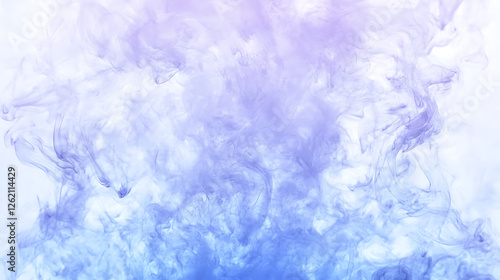 Wallpaper Mural Ethereal Smoke Swirls of Serenity and Mystery in a Gentle Gradient of Blue Purple and White Abstract Art Torontodigital.ca