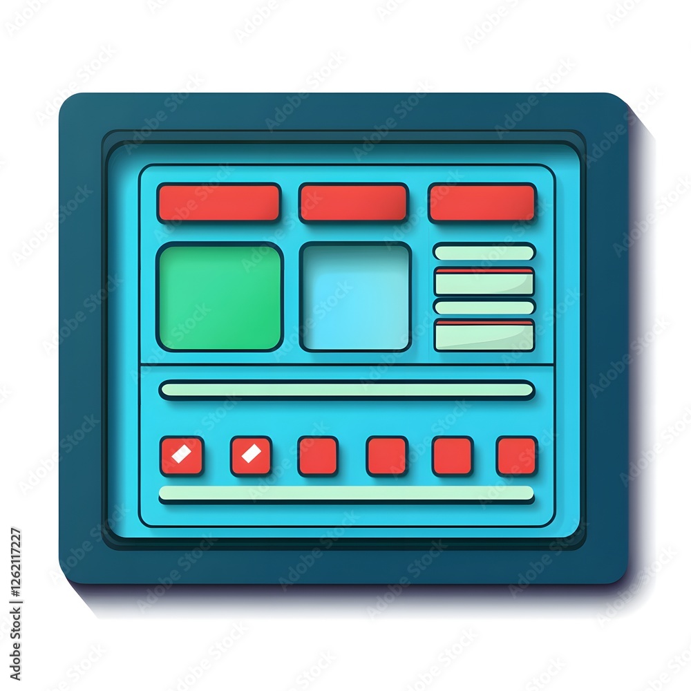 Futuristic interface display mockup Futuristic interface display mockup