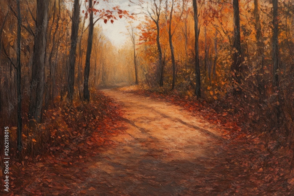 World Forestry Day Serene autumn forest pathway with vibrant foliage and tranquil atmosphere World Forestry Day Serene autumn forest pathway with vibrant foliage and tranquil atmosphere