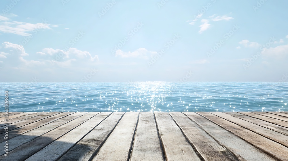 Golden sunset reflecting over shimmering ocean waves with soft pastel sky Golden sunset reflecting over shimmering ocean waves with soft pastel sky