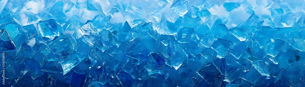 A stunning close-up of shimmering blue ice crystals, showcasing intricate textures and the beauty of nature's frozen formations. Ideal for environmental themes. A stunning close-up of shimmering blue ice crystals, showcasing intricate textures and the beauty of nature's frozen formations. Ideal for environmental themes.