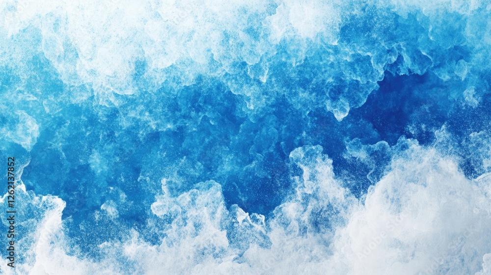 Aerial view of icy ocean waves, background texture Aerial view of icy ocean waves, background texture