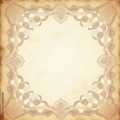vintage floral frame