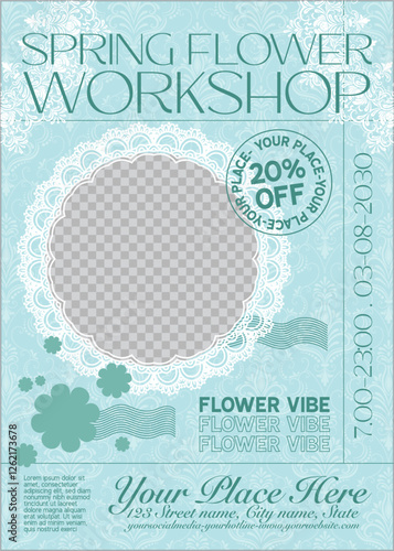 Spring Flower Workshop Flyer