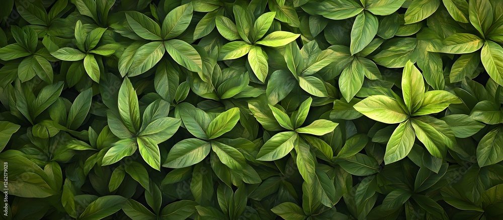 Fototapeta premium Lush Green Leaf Background