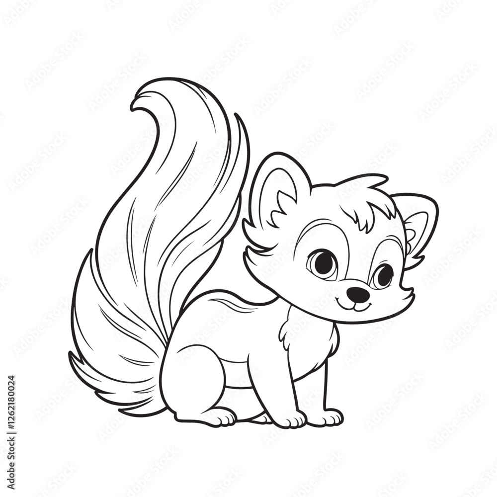 Fototapeta premium Silhouettes of woodland animals