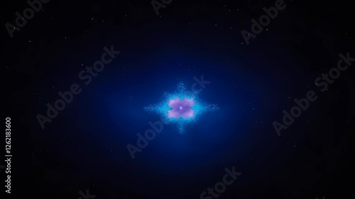 Star Burst in Space