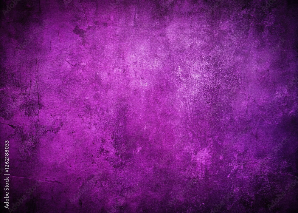 Fototapeta premium Grunge Purple Texture Background: Aged Vignette, Dark Corners, Abstract Design