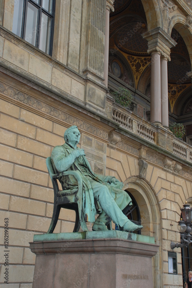 Obraz premium statue Copenhagen Denmark