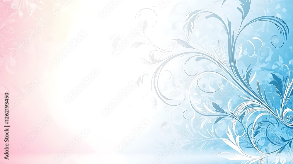 Elegant Pastel Floral Design Background Image Elegant Pastel Floral Design Background Image