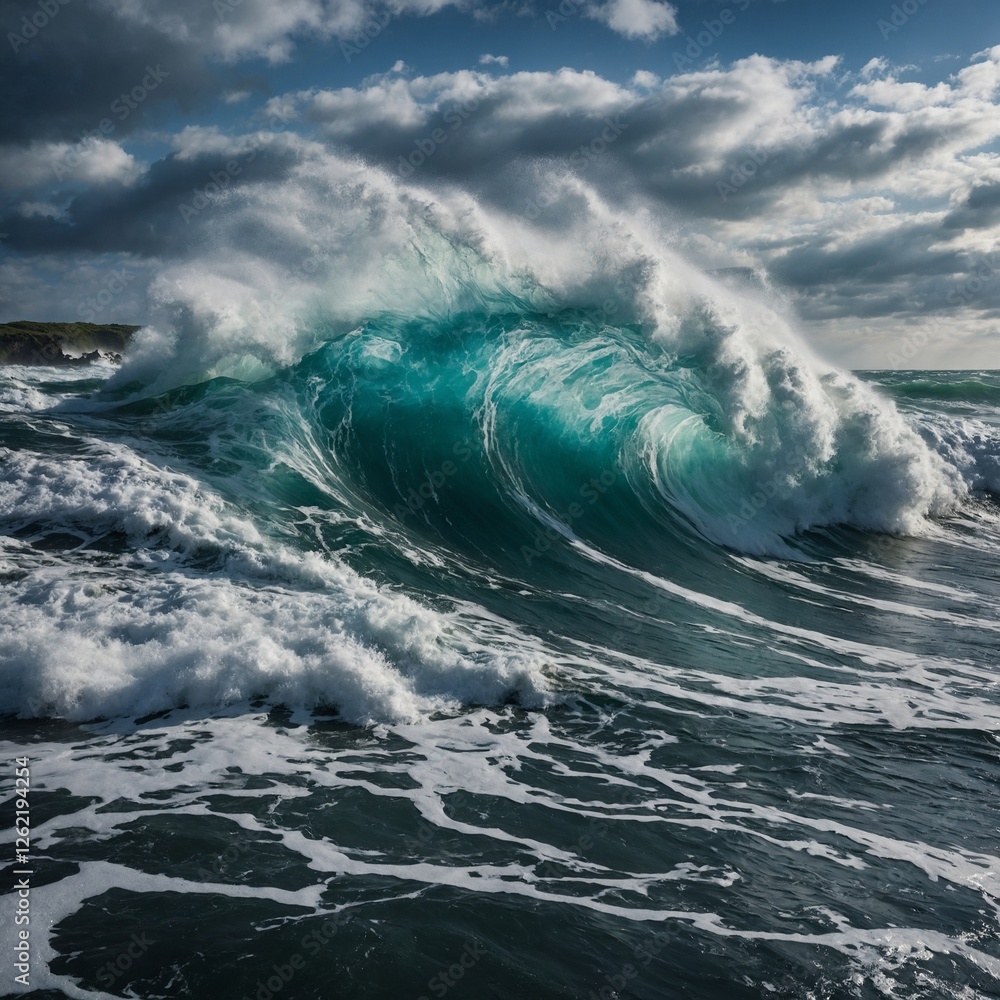 Fototapeta premium wave of the sea