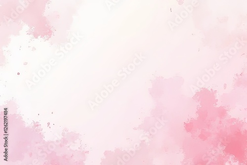 Delicate Pink Watercolor Background Design