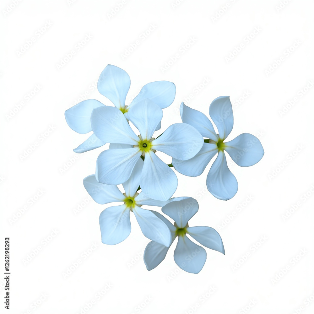 Obraz premium white flowers isolated on white