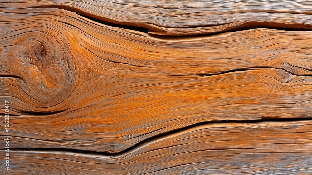Naklejka premium Intricate Wood Grain Pattern Shows Natural Beauty