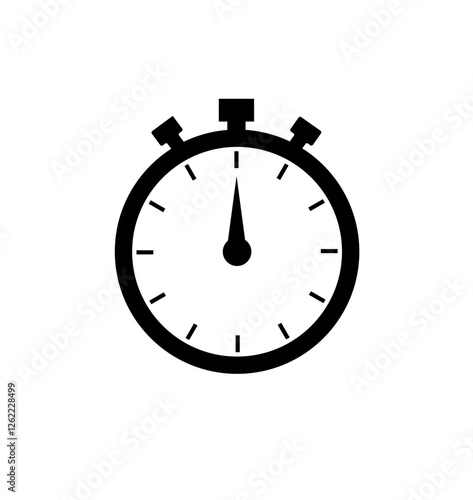 Stopwatch icon svg vector