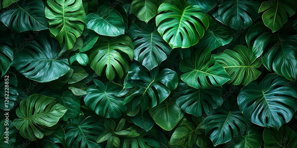 Bold Jungle-Inspired Leafy Pattern with Monstera and Philodendron Leaves
Bold Jungle-Inspired Leafy Pattern with Monstera and Philodendron Leaves