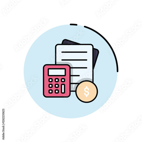 Budgeting vector icon