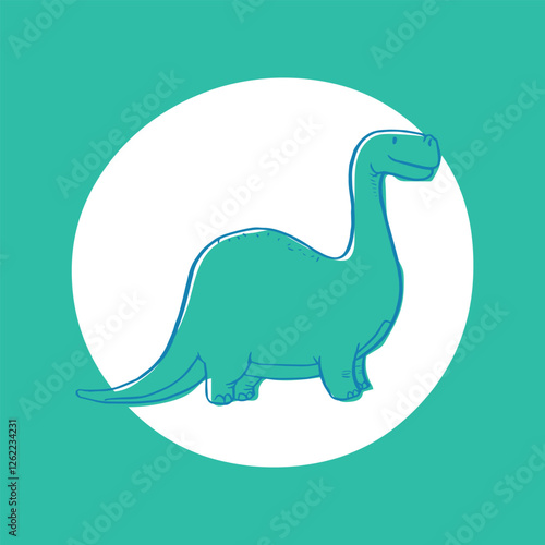 Charming dino for youngsters