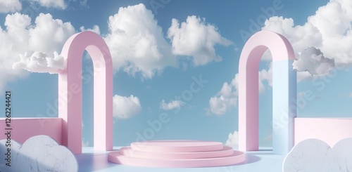 Pastel Podium Cloudscape
 photo