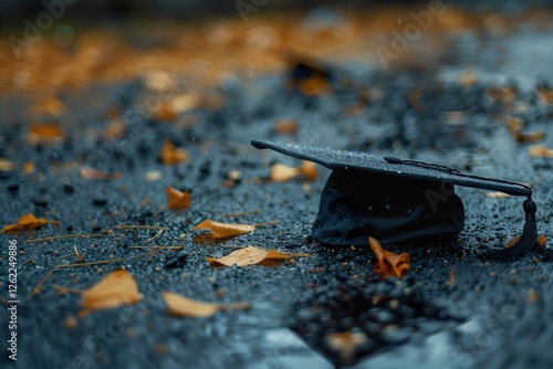 Abandoned Graduation Cap
