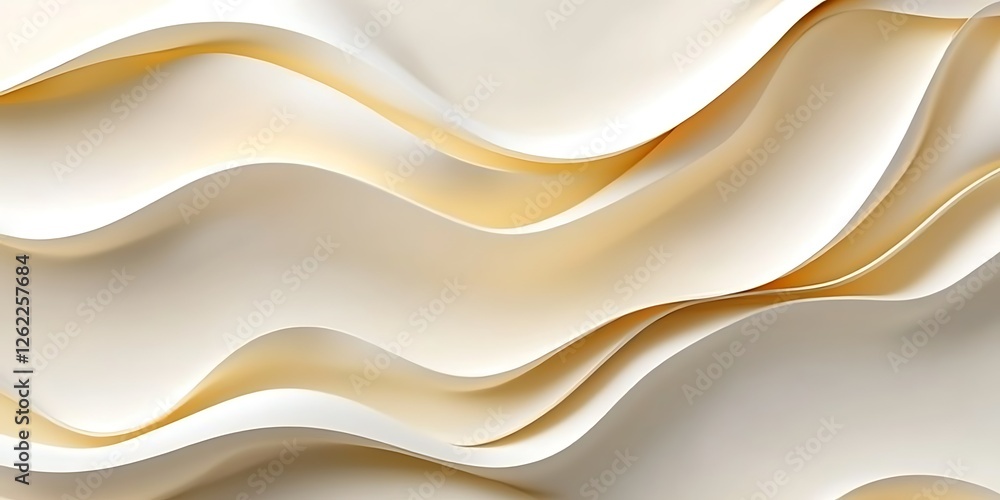 Obraz premium Creamy wave abstract background, design, texture
