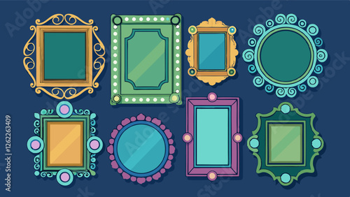 versatile vector frame collection, featuring a variety of ornate and decorative styles, perfect for adding an elegant touch to any design project